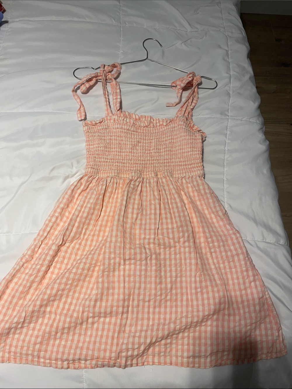 stradivarius Peach Mini sun Dress